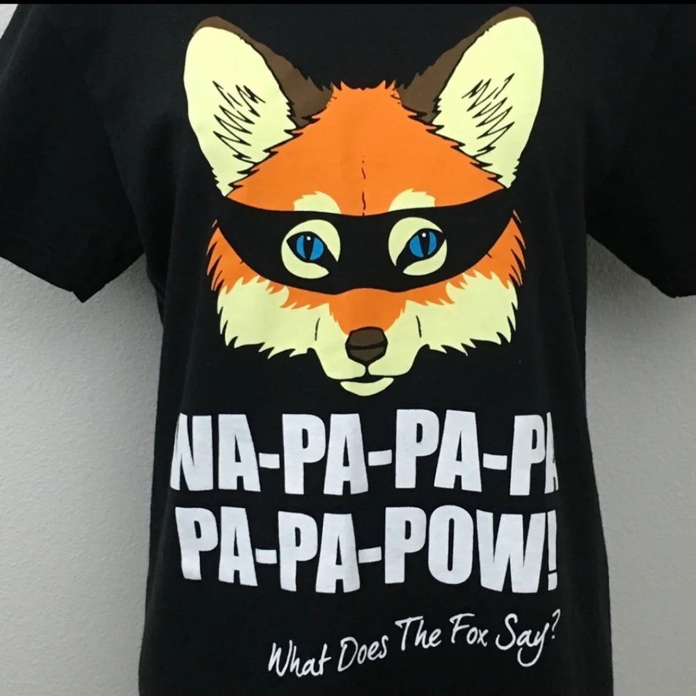 Fox Graphic Tee Cotton Unisex Woodland Cottage Forest Animal Shirt New Artsy🇺🇦